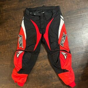 Fox 180 Youth Boys Red Black Motocross Pants Size 10 | 26